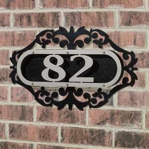 metal house number plates|house number plates for outside.